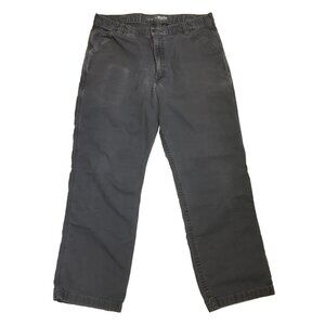 CARHARTT 5 Pocket Gray Rugged Flex Relaxed Fit Canvas Work Pant Jeans
